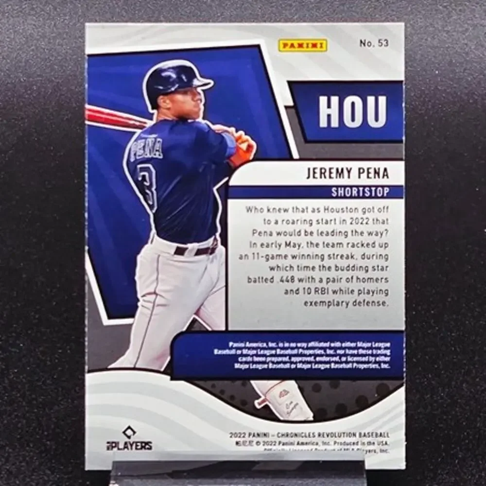 Jeremy Pena Pinnacle /50 Elite Revolution RC Houston Astros Star